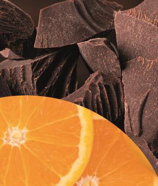 Lody śmietankowe - czekolada z pomarańczą